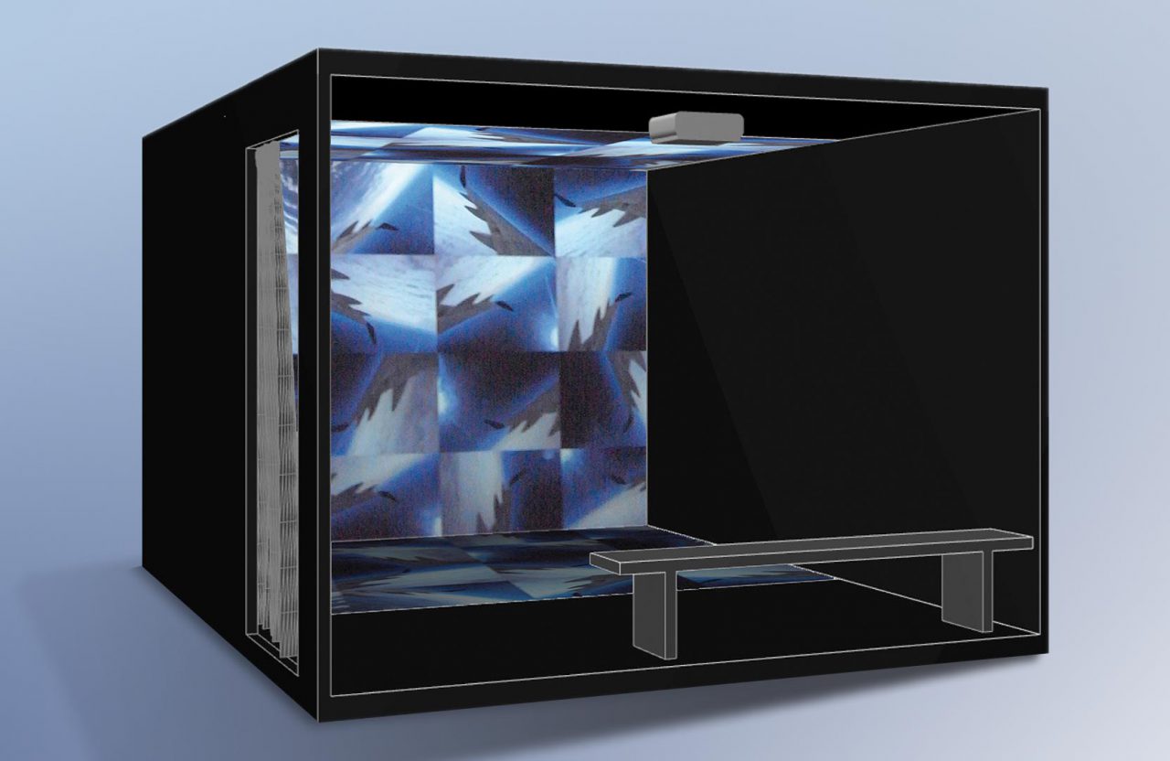 “ABOVE #1”, 2015 - Video Installation Box